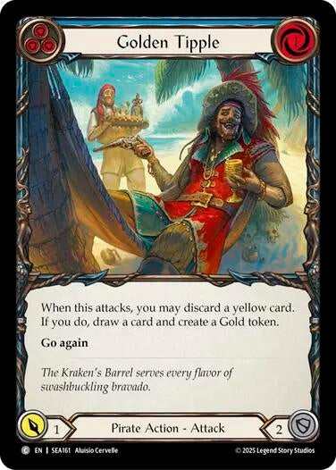 Image for Golden Tipple (Blue) (SEA161) (High Seas) - Flesh and Blood TCG