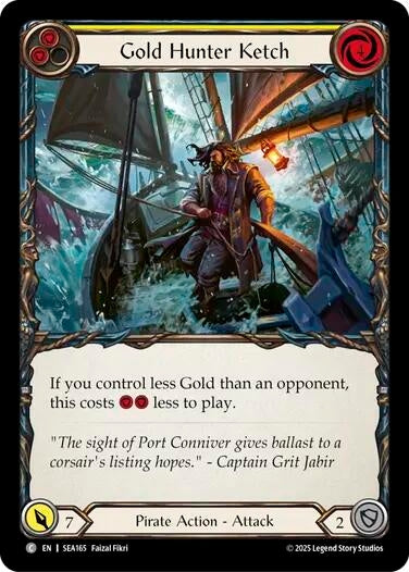 Image for Gold Hunter Ketch (SEA165) (High Seas) - Flesh and Blood TCG