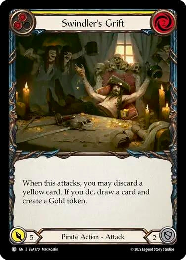Image for Swindler's Grift (Yellow) (SEA170) (High Seas) - Flesh and Blood TCG