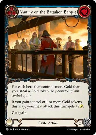 Image for Mutiny on the Battalion Barque (SEA176) (High Seas) - Flesh and Blood TCG