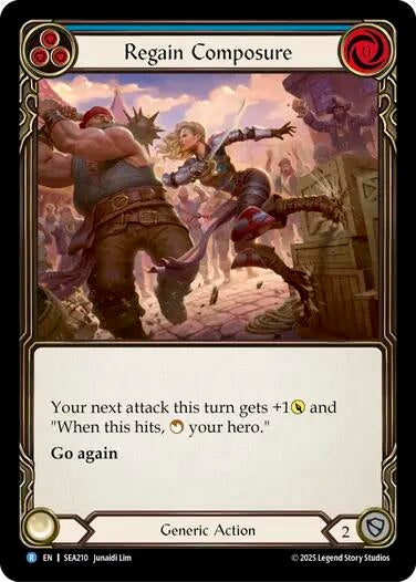 Image for Regain Composure (SEA210) (High Seas) - Flesh and Blood TCG