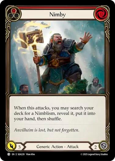 Image for Nimby (Red) (SEA220) (High Seas) - Flesh and Blood TCG