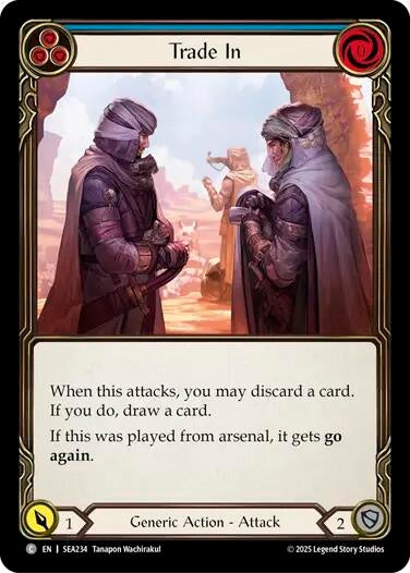 Image for Trade In (Blue) (SEA234) (High Seas) - Flesh and Blood TCG