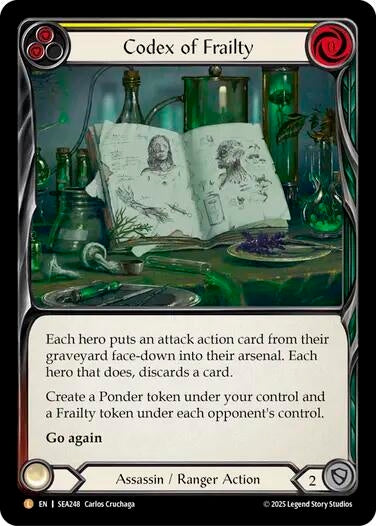 Image for Codex of Frailty (SEA248) (High Seas) - Flesh and Blood TCG