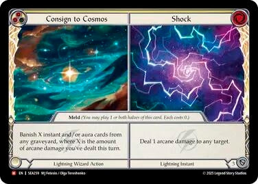 Image for Consign to Cosmos // Shock (SEA259) (High Seas) - Flesh and Blood TCG