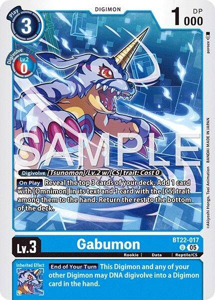 Gabumon (BT22-017 U) (Cyber Eden)
