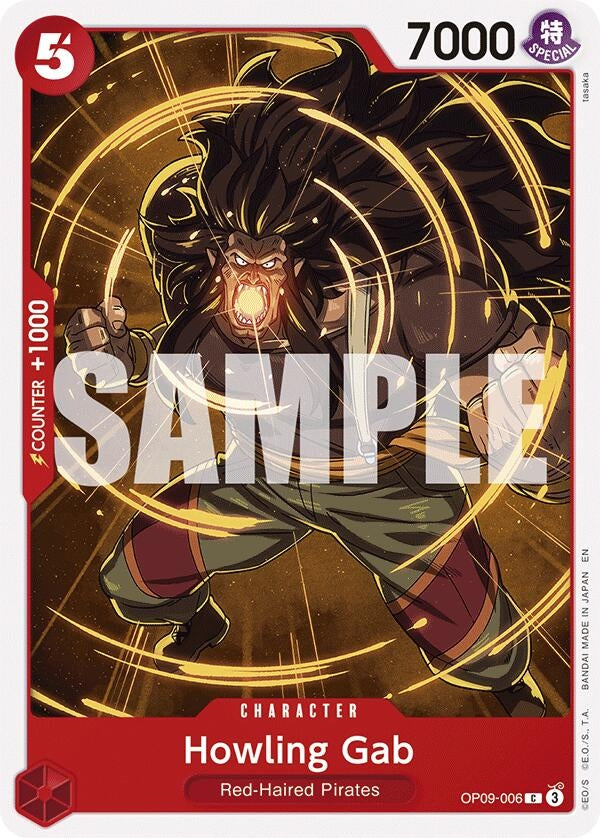 Howling Gab (Reprint) (OP09-006) (Starter Deck 23: RED Shanks)