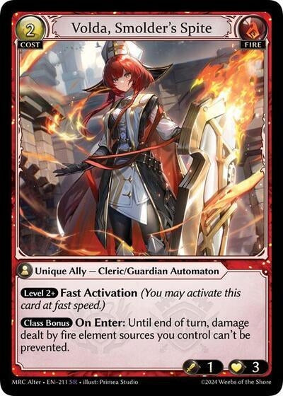 Volda, Smolder's Spite (211) (Mercurial Heart Alter Edition)