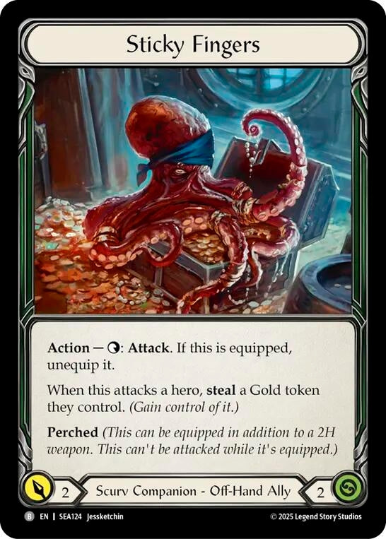 Image for Sticky Fingers // Treasure Island (SEA124//SEA247) (High Seas) - Flesh and Blood TCG