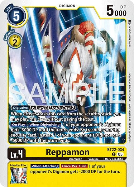 Reppamon (BT22-034 C) (Cyber Eden)