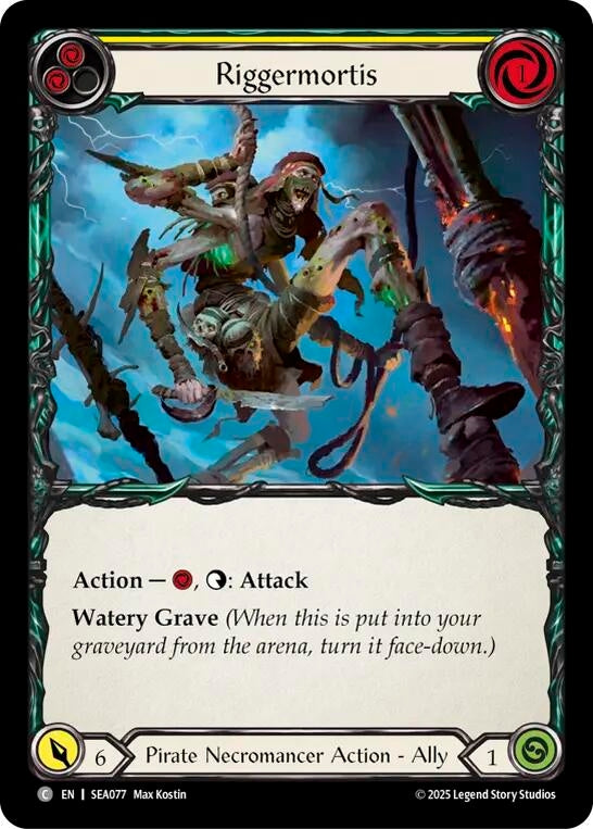 Image for Riggermortis (SEA077) (High Seas) - Flesh and Blood TCG