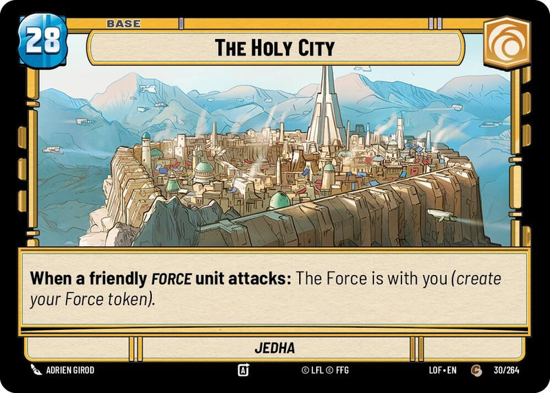 Image for The Holy City // Force (030/264 // T03/T03) (Legends of the Force) - Star Wars: Unlimited