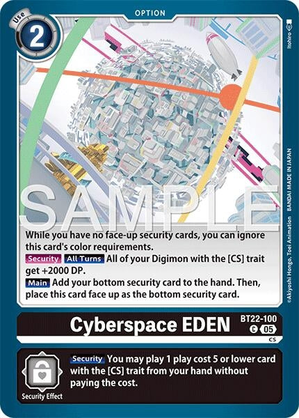 Cyberspace EDEN (BT22-100 C) (Cyber Eden)