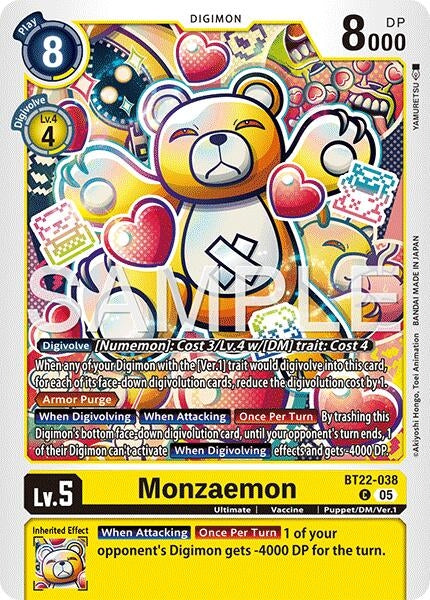 Monzaemon (BT22-038 C) (Cyber Eden)