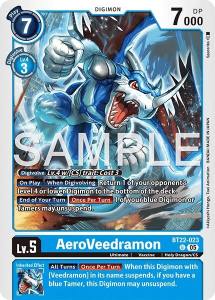 AeroVeedramon (BT22-023 U) (Cyber Eden)