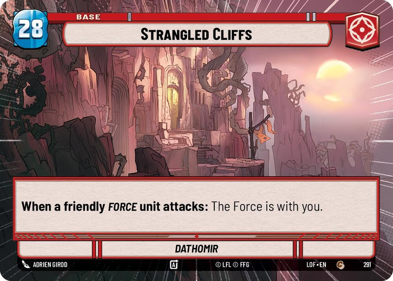 Image for Strangled Cliffs // Experience (Hyperspace) (291 // T01) (Legends of the Force) - Star Wars: Unlimited