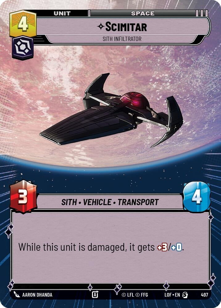 Scimitar - Sith Infiltrator (Hyperspace)