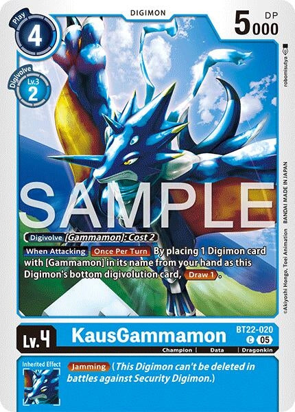 KausGammamon (BT22-020 C) (Cyber Eden)