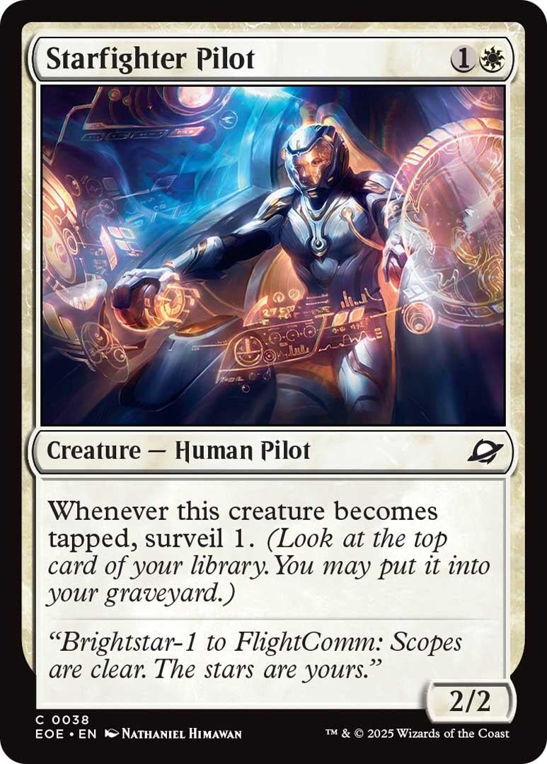 Image for Starfighter Pilot (38) (Edge of Eternities) - Magic: The Gathering