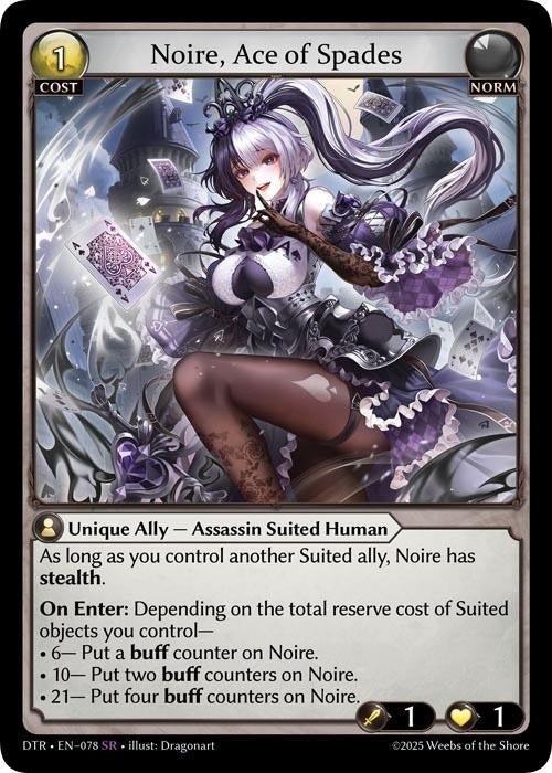 Noire, Ace of Spades (078) (Distorted Reflections)