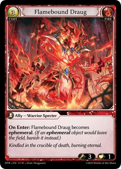 Flamebound Draug (117) (Distorted Reflections)