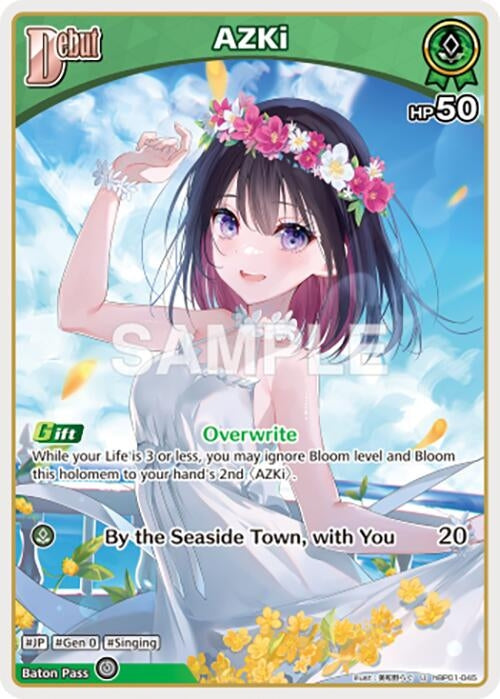 Image for AZKi (U) (hBP01-045) (Blooming Radiance) - hololive OFFICIAL CARD GAME