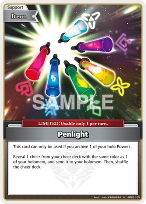 Image for Penlight (U) (hBP01-105) (Blooming Radiance) - hololive OFFICIAL CARD GAME