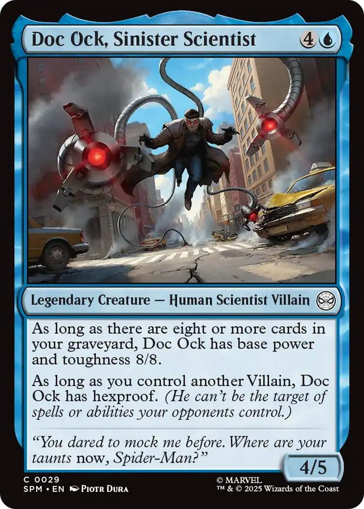 Image for Doc Ock, Sinister Scientist (29) (Marvel's Spider-Man) - Magic: The Gathering