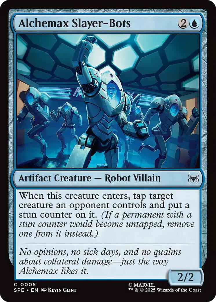 Image for Alchemax Slayer-Bots (5) (Marvel's Spider-Man: Eternal-Legal) - Magic: The Gathering