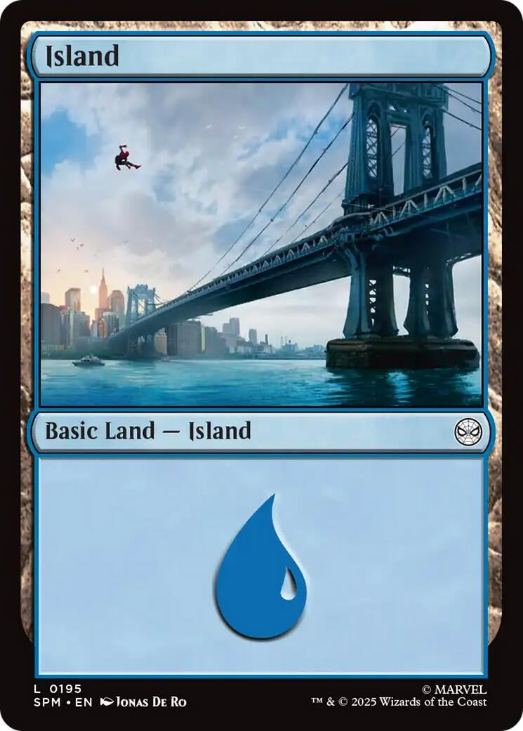 Image for Island (0195) (195) (Marvel's Spider-Man) - Magic: The Gathering
