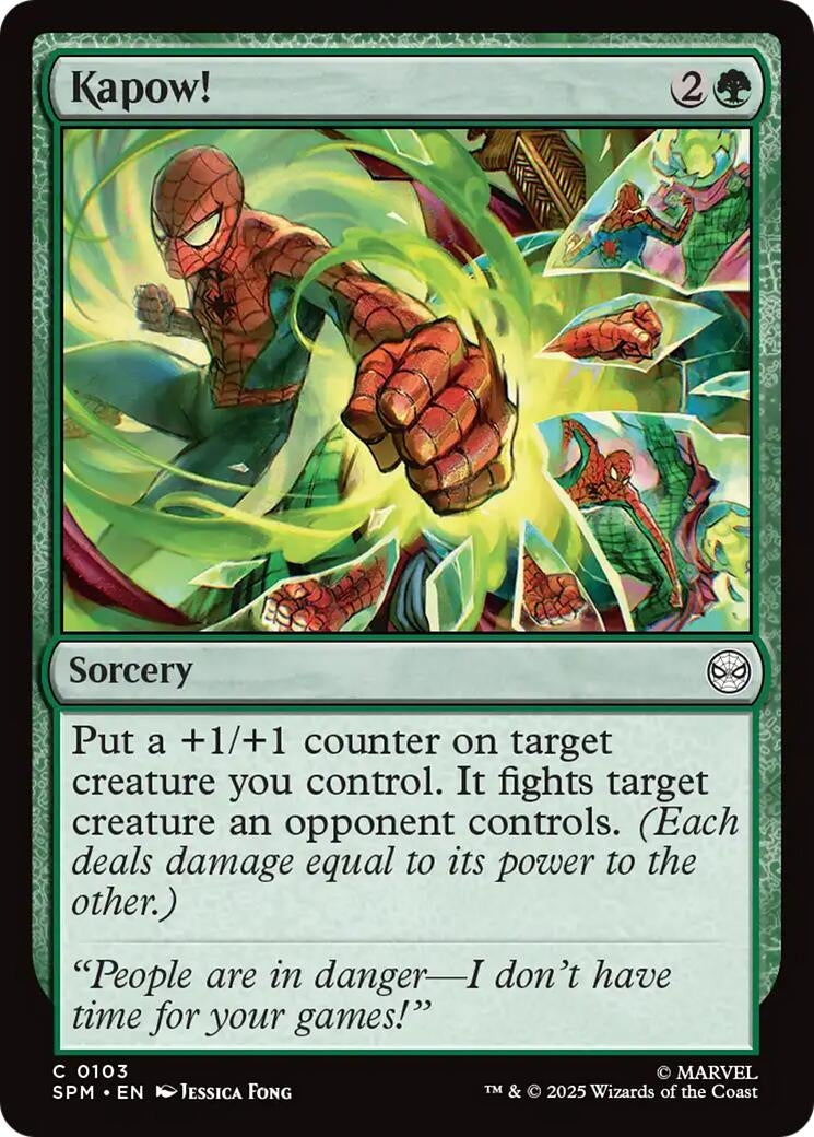 Image for Kapow! (103) (Marvel's Spider-Man) - Magic: The Gathering