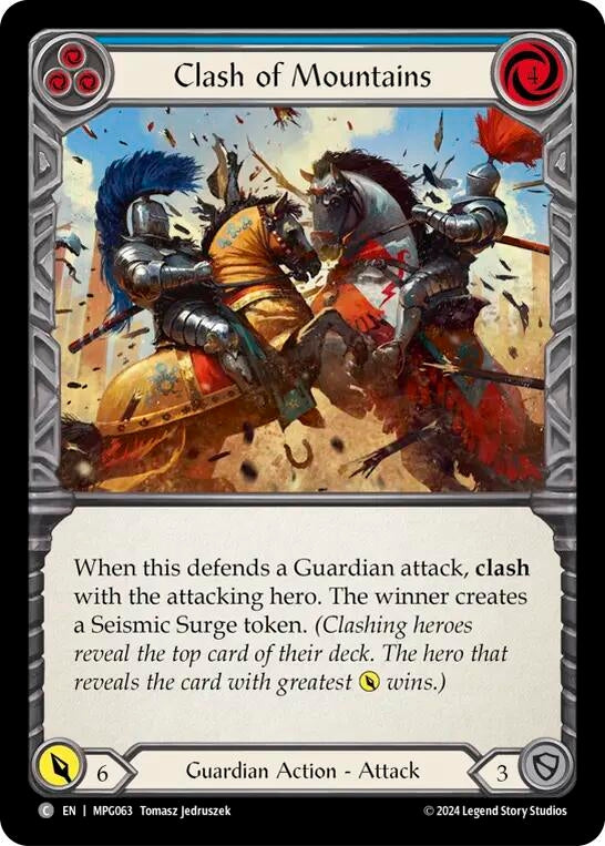 Clash of Mountains (Blue) (MPG063) (Mastery Pack Guardian)