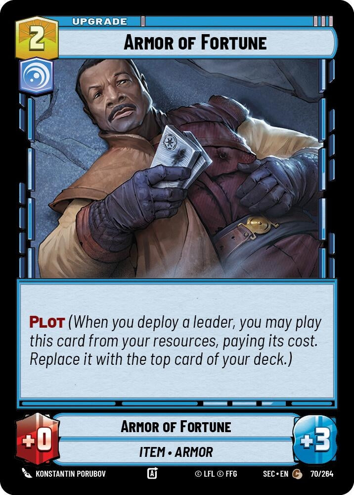 Image for Armor of Fortune (70/264) (Secrets of Power) - Star Wars: Unlimited