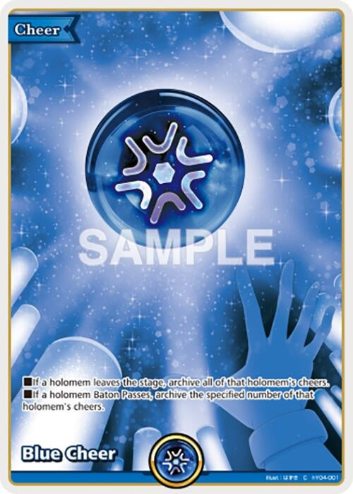 Image for Blue Cheer (hY04-001) (Start Cheer Set) - hololive OFFICIAL CARD GAME