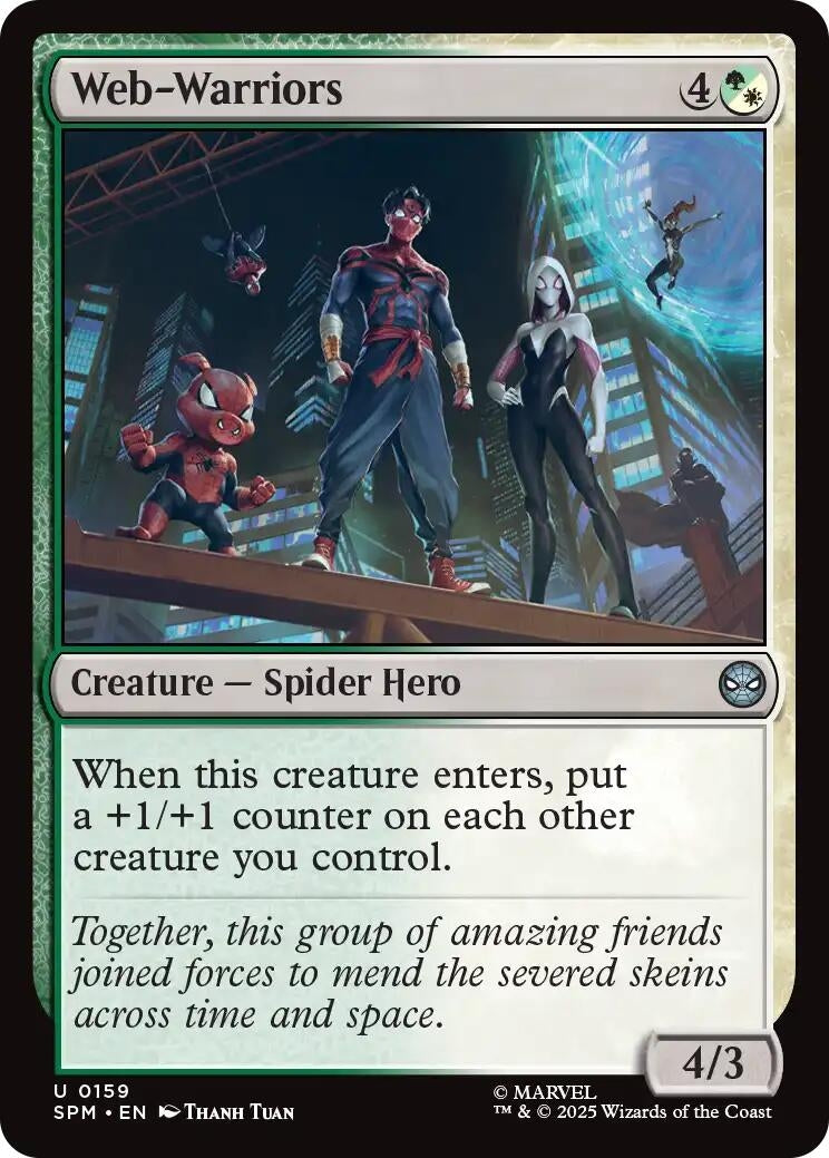 Image for Web-Warriors (159) (Marvel's Spider-Man) - Magic: The Gathering