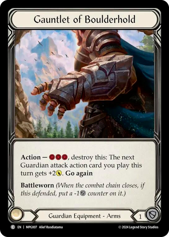 Gauntlet of Boulderhold (MPG007) (Mastery Pack Guardian)