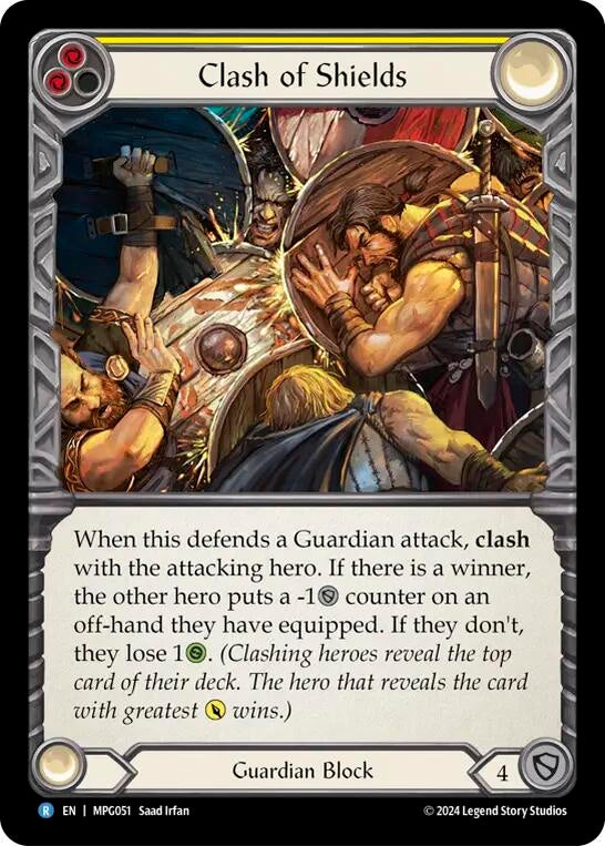 Image for Clash of Shields (MPG051) (Mastery Pack Guardian) - Flesh and Blood TCG