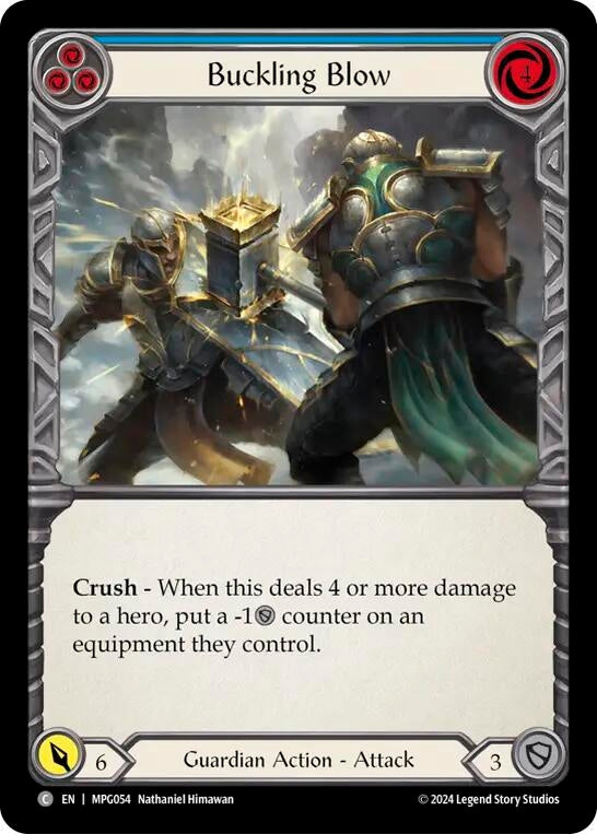 Buckling Blow (Blue) (MPG054) (Mastery Pack Guardian)
