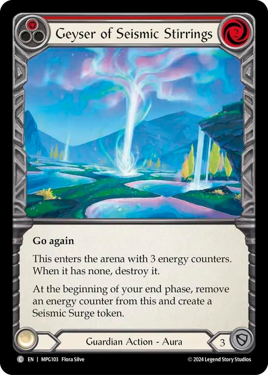 Geyser of Seismic Stirrings (Red) (MPG103) (Mastery Pack Guardian)