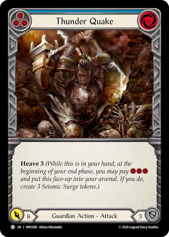 Thunder Quake (Blue) (MPG090) (Mastery Pack Guardian)