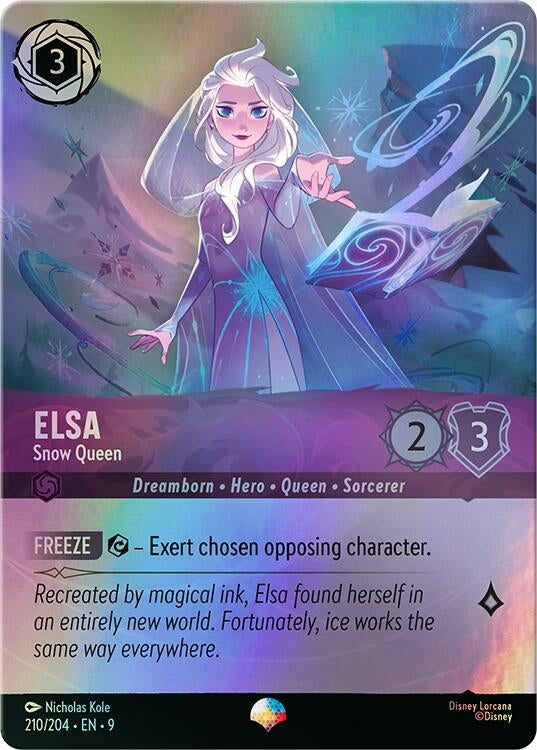 Image for Elsa - Snow Queen (Epic) (210/204) (Fabled) - Disney Lorcana