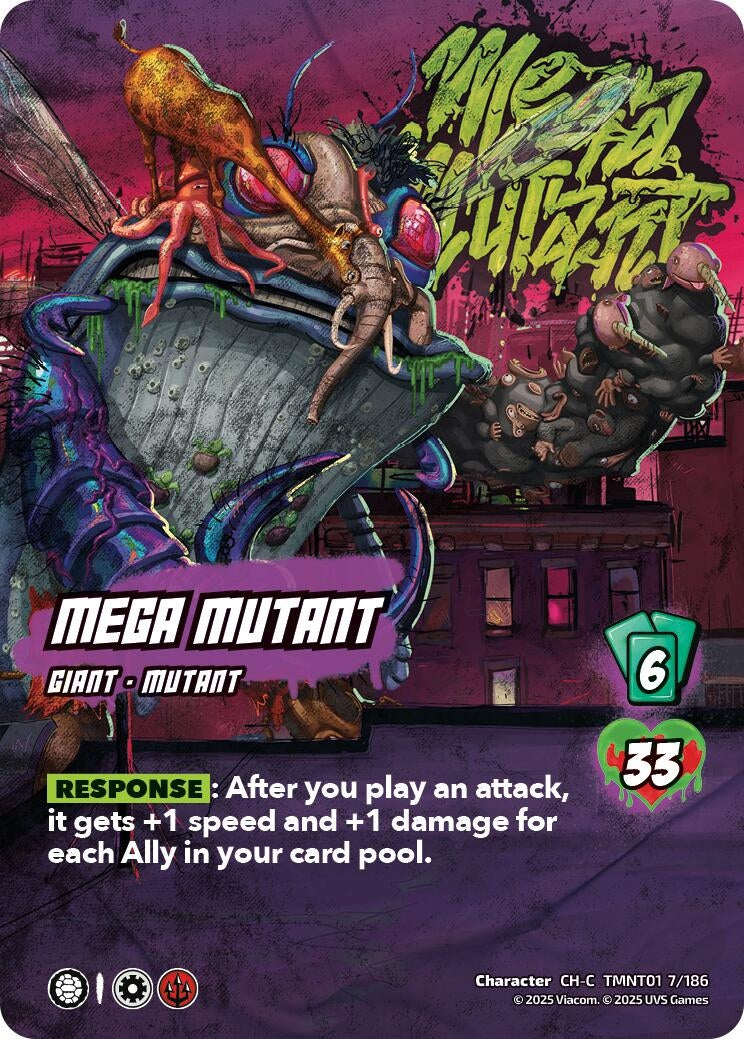 Mega Mutant (TMNT01 7/186) (Teenage Mutant Ninja Turtles)
