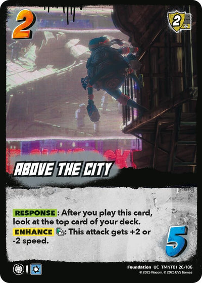 Above the City (TMNT01 26/186) (Teenage Mutant Ninja Turtles)