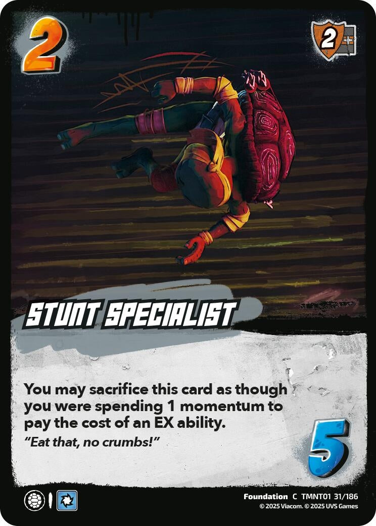 Stunt Specialist (TMNT01 31/186) (Teenage Mutant Ninja Turtles)