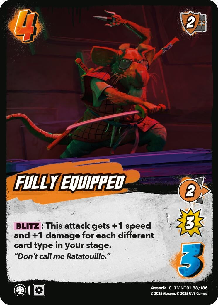 Fully Equipped (TMNT01 38/186) (Teenage Mutant Ninja Turtles)