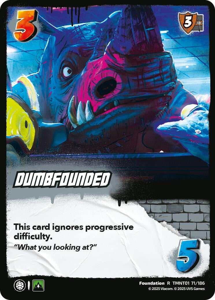 Dumbfounded (TMNT01 71/186) (Teenage Mutant Ninja Turtles)