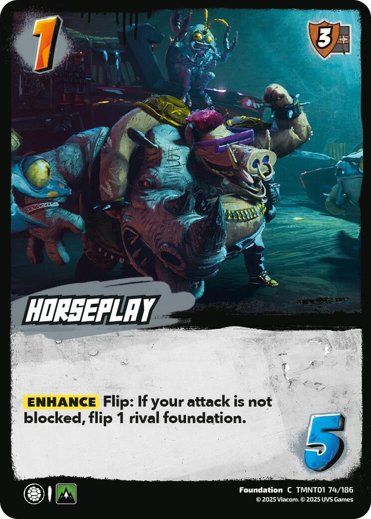 Horseplay (TMNT01 74/186) (Teenage Mutant Ninja Turtles)