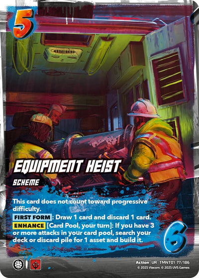 Equipment Heist (TMNT01 77/186) (Teenage Mutant Ninja Turtles)