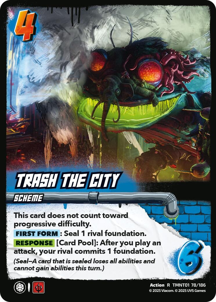 Trash the City (TMNT01 78/186) (Teenage Mutant Ninja Turtles)