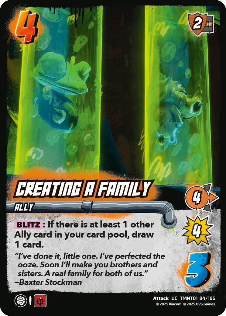 Creating a Family (TMNT01 84/186) (Teenage Mutant Ninja Turtles)